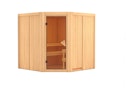 Vorschaubild Karibu Sauna Jarin mit Eckeinstieg 68 mm