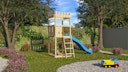 Vorschaubild Akubi Kinderspielturm Ritterburg Löwenherz inkl. Wellenrutsche