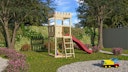 Vorschaubild Akubi Kinderspielturm Ritterburg Löwenherz inkl. Wellenrutsche