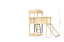 Vorschaubild Akubi Kinderspielturm Ritterburg Löwenherz inkl. Anbauplattform und Netzrampe