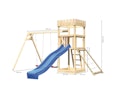 Vorschaubild Akubi Kinderspielturm Ritterburg Löwenherz inkl. Wellenrutsche, Doppelschaukelanbau und Netzrampe