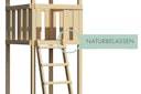 Vorschaubild Akubi Kinderspielturm Ritterburg Löwenherz inkl. Wellenrutsche, Doppelschaukelanbau und Kletterwand