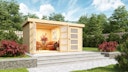 Vorschaubild Karibu Woodfeeling Gartenhaus Mühlentrup 2 Zweiraumhaus - 19 mm