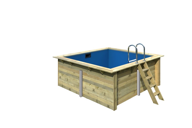 Karibu Rechteck Pool Gr. 1 - 350 x 320 cm - kesseldruckimprägniert