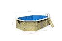 Vorschaubild Karibu Pool Modell 4 Classic A/B/C/D 610 x 400 cm - kesseldruckimprägniert