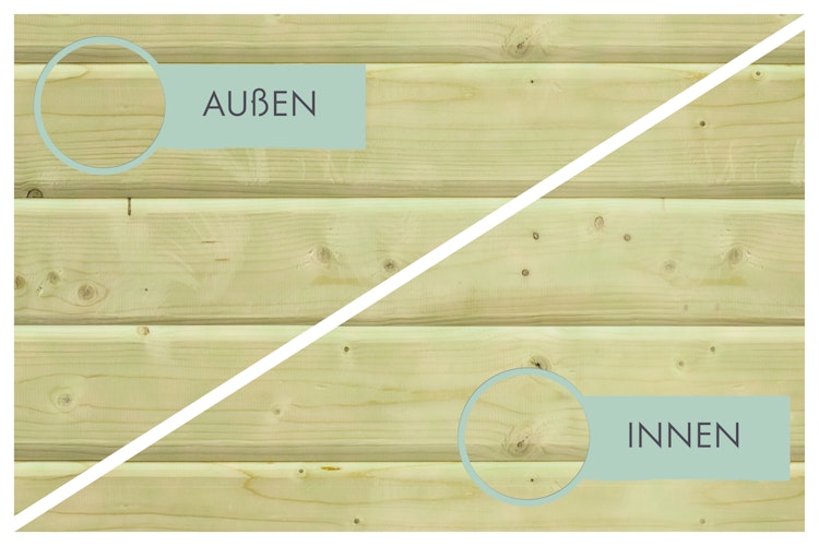 Karibu Pool Modell 4 Classic A/B/C/D 610 x 400 cm - kesseldruckimprägniert