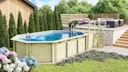 Vorschaubild Karibu Pool Modell 4 Classic A/B/C/D 610 x 400 cm - kesseldruckimprägniert