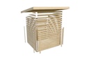 Vorschaubild Karibu Premium Gartenhaus Radeburg 4 - 40 mm (Homeoffice-Gartenhaus)