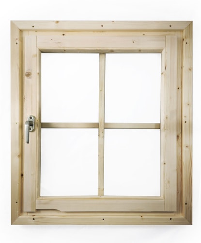 Karibu Dreh-/ Kippfenster für 28 mm Häuser und Carports 69 x 79 cm