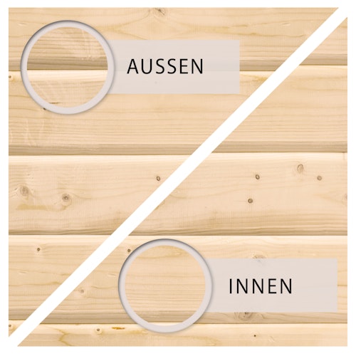 Karibu Sauna Askja Superior mit Fronteinstieg 68 mm