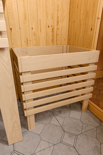Karibu Sauna Askja Superior mit Fronteinstieg 68 mm