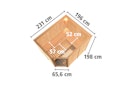 Vorschaubild Karibu Sauna Malin mit Eckeinstieg 68 mm