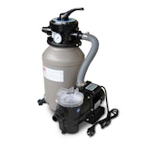 Karibu Sandfilteranlage klein inkl. Schläuche, Quarzsand 25 Kilo (4,5 m³/h, 230 V) Karibu Sandfilteranlage klein inkl. Schläuche, Quarzsand 25 Kilo (4,5 m³/h, 230 V)Zubehörbild