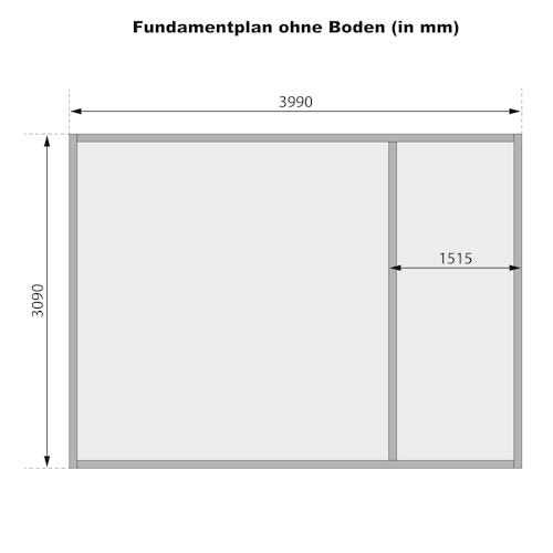 Karibu Woodfeeling Blockbohlenhaus Mittelwandhaus Lagor 1/2- 38 mm