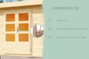 Vorschaubild Karibu Woodfeeling Blockbohlenhaus Mittelwandhaus Lagor 1/2- 38 mm