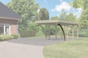 Vorschaubild Karibu Rundbogen / Einfahrtsbogen für Carport 12 x 12 cm