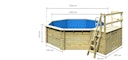 Vorschaubild Karibu Pool Modell 2 A/B/C/D - kesseldruckimprägniert