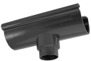 Vorschaubild Rinnenstutzen DN 60/75 zum Stecken, RG100 Typ 300 braun