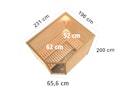 Vorschaubild Karibu Sauna Tanami - Massivholzsauna mit Eckeinstieg 38 mm