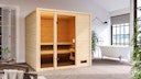 Vorschaubild Karibu Woodfeeling Sauna Jutta - 38 mm Massivholz Aktionssauna