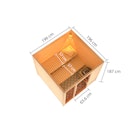 Vorschaubild Karibu Woodfeeling Sauna Jutta - 38 mm Massivholz Aktionssauna