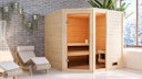Vorschaubild Karibu Woodfeeling Sauna Tabea - 38 mm Massivholz Aktionssauna