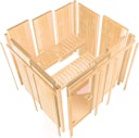 Vorschaubild Karibu Woodfeeling Sauna Oulu - 68 mm Aktionssauna