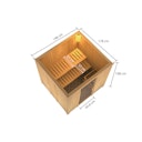Vorschaubild Karibu Woodfeeling Sauna Tromsö - 68 mm Aktionssauna