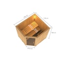 Vorschaubild Karibu Woodfeeling Sauna Bodo - 68 mm Aktionssauna