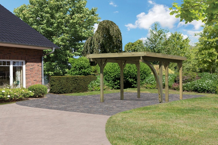 Karibu Carport Einzelcarport Classic Einzel 1 - kesseldruckimprägniert