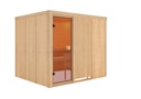 Vorschaubild Karibu Woodfeeling Sauna Nybro - 68 mm Aktionssauna