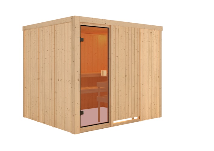 Karibu Woodfeeling Sauna Nybro - 68 mm Aktionssauna