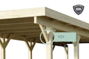 Vorschaubild Karibu Carport Doppelcarport Classic Doppel 2 - kesseldruckimprägniert