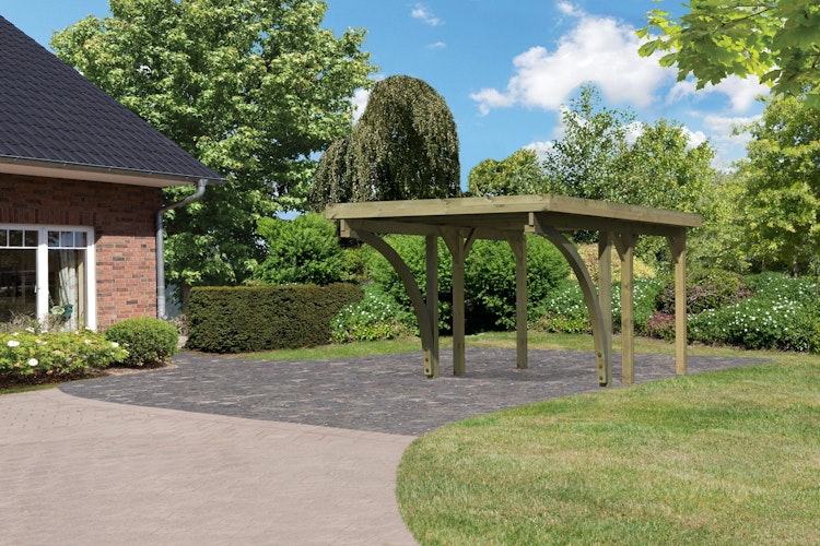 Karibu Carport Einzelcarport Classic Einzel 1 - kesseldruckimprägniert