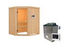 Vorschaubild Karibu Woodfeeling Sauna Faurin - 68 mm Aktionssauna