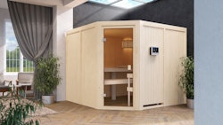 Karibu Woodfeeling Sauna Ystad - 68 mm Aktionssauna