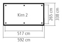 Vorschaubild Karibu Pavillon Carport Kirn 1/2/3 - KDI