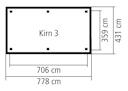 Vorschaubild Karibu Pavillon Carport Kirn 1/2/3 - KDI