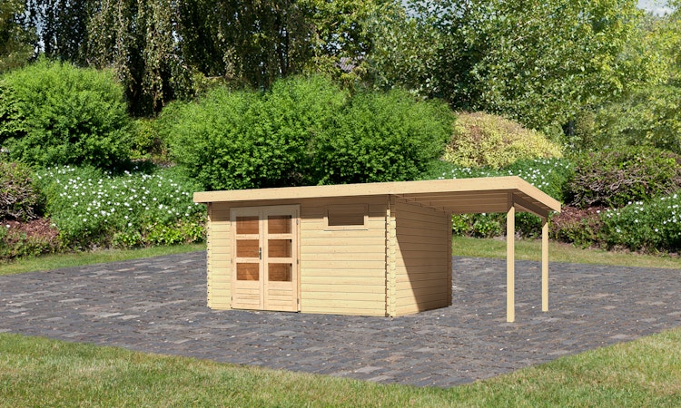 Karibu Woodfeeling Gartenhaus Bastrup 8 - 28 mm