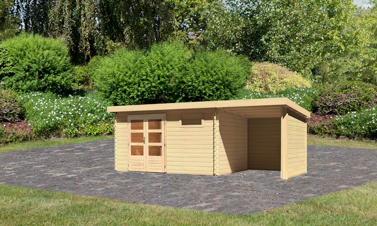 Karibu Woodfeeling Gartenhaus Bastrup 8 - 28 mm