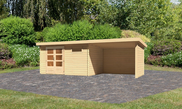 Karibu Woodfeeling Gartenhaus Bastrup 8 - 28 mm