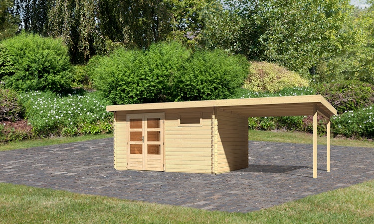 Karibu Woodfeeling Gartenhaus Bastrup 8 - 28 mm