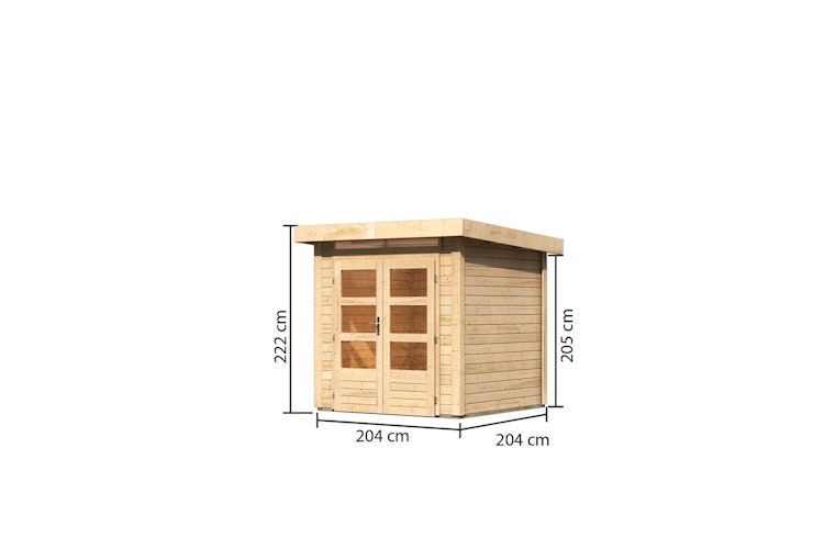 Karibu Woodfeeling Gartenhaus Kandern 1/2/3/6/7/9 - 28 mm