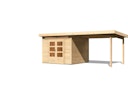 Vorschaubild Karibu Woodfeeling Gartenhaus Kandern 6/6,5/7/9 mit 300 cm Schleppdach