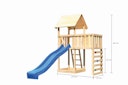 Vorschaubild Akubi Kinderspielturm Lotti inkl. Anbauplattform, Rutsche und Kletterwand