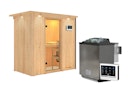 Vorschaubild Karibu Sauna Variado mit Fronteinstieg 68 mm