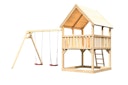 Vorschaubild Akubi Kinderspielturm Luis mit Doppelschaukelanbau