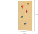 Vorschaubild Akubi Kinderspielturm Luis mit Doppelschaukelklettergerüst, Kletterwand und Wellenrutsche