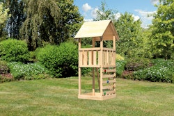 Akubi Kinderspielturm Lotti inkl. Kletterwand ECO