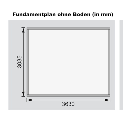 Karibu Woodfeeling Gartenhaus Northeim 4 - 38 mm